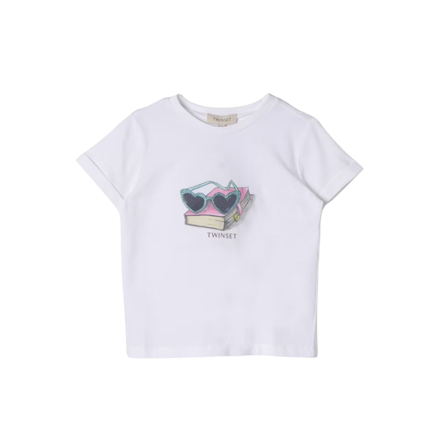 T-shirt Bambina in morbido cotone a girocollo