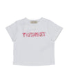 T-shirt Bambina in cotone con scollatura girocollo e maniche corte 