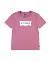 T-shirt Bambino a tinta unita con maniche corte e stampa frontale