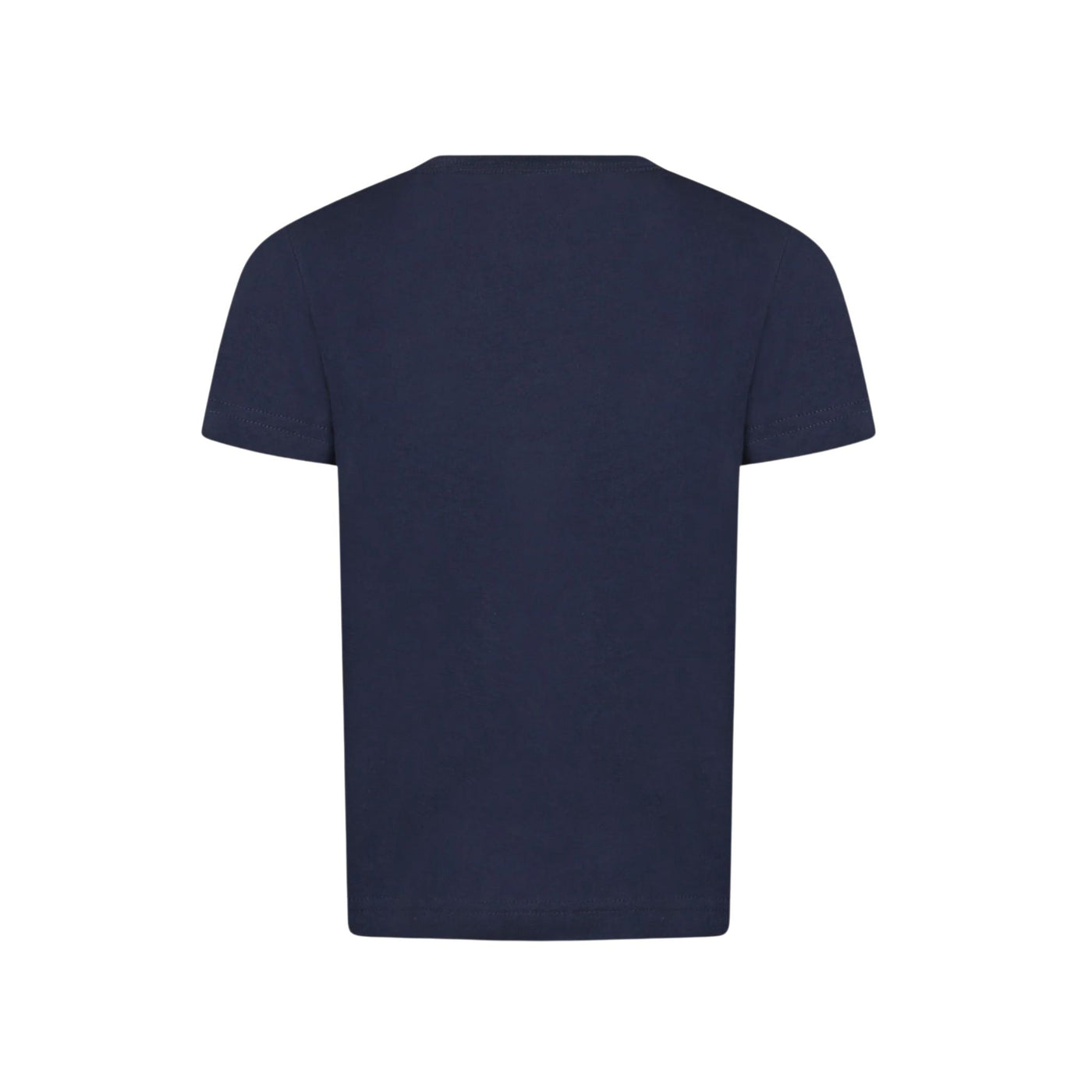 T-shirt Bambino Blu a tinta unita dal design classico