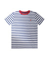 T-shirt Bambino con scollo a contrasto e maniche corte