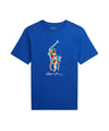 T-shirt Bambino Blu Royal in cotone a maniche corte