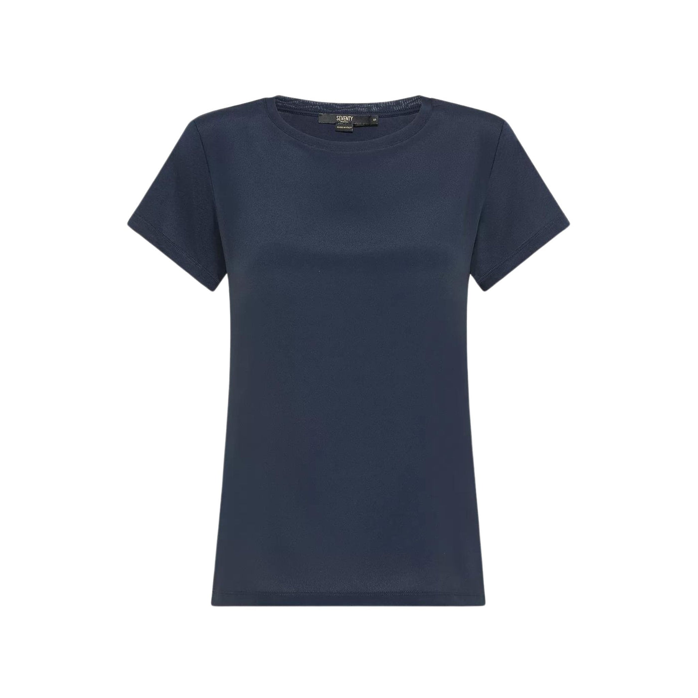 T-shirt Donna dalle linee classiche a tinta unita con maniche corte