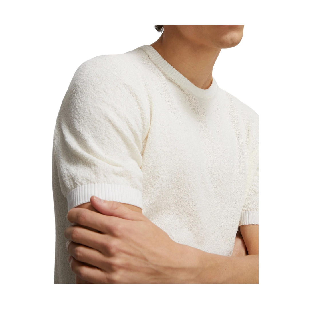 Men's sponge-effect T-shirt Aspesi Old England