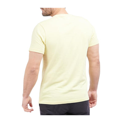 T-shirt Uomo in cotone elasticizzato con stampa frontale a contrasto