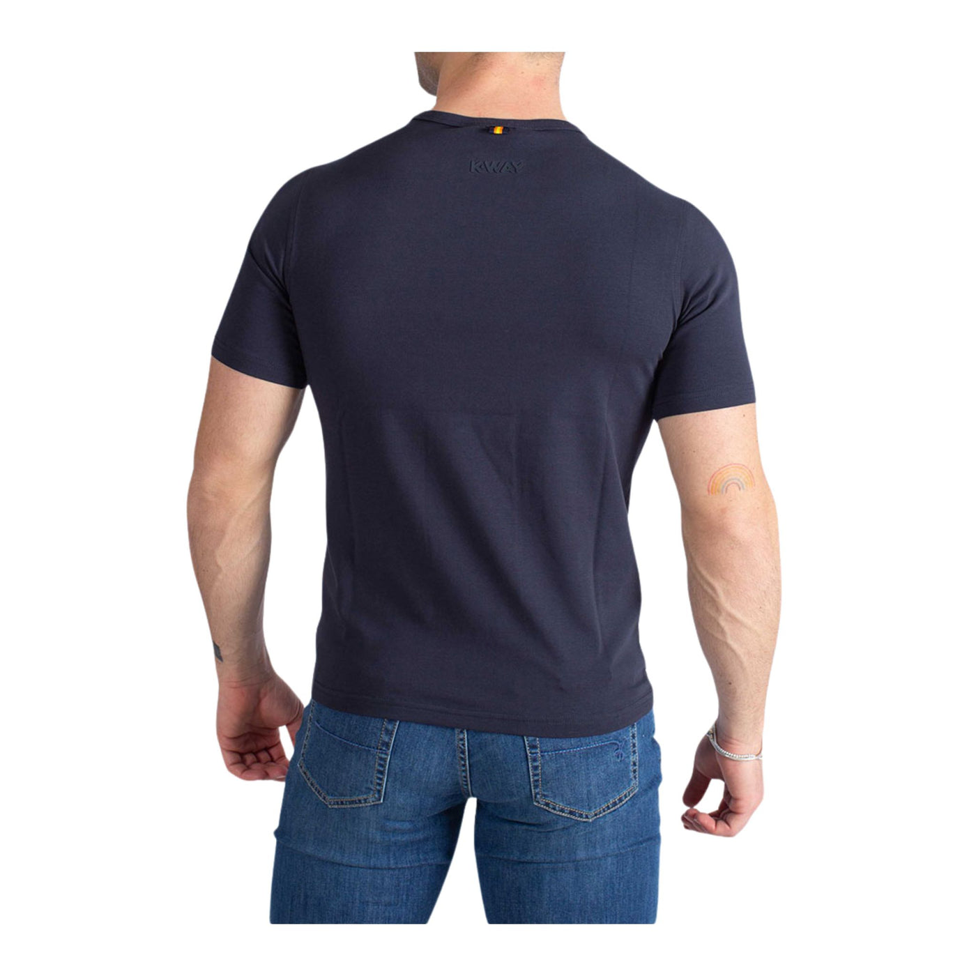T-shirt Uomo in cotone con scollatura girocollo e maniche corte