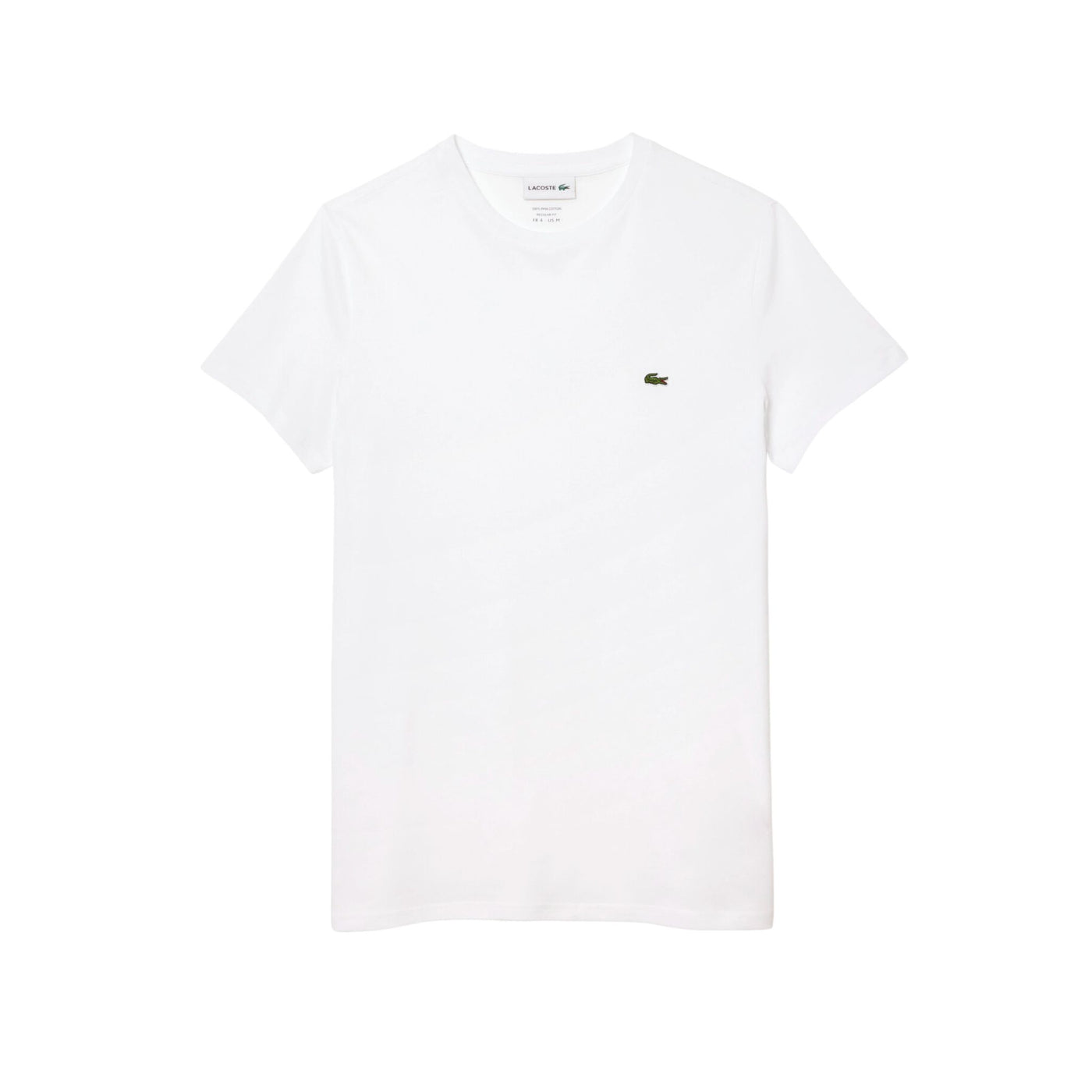 White cotton jersey men's t-shirt