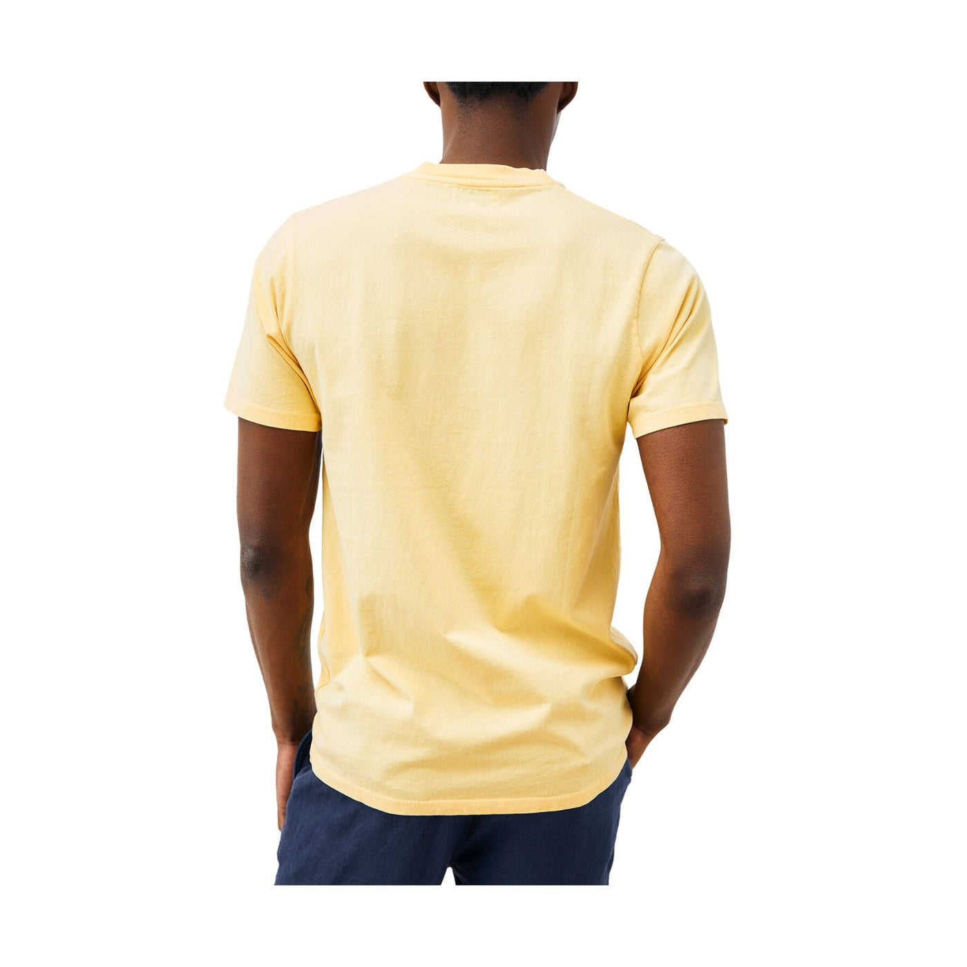 T-shirt Uomo in cotone, dal design classico, a maniche corte con logo applicato