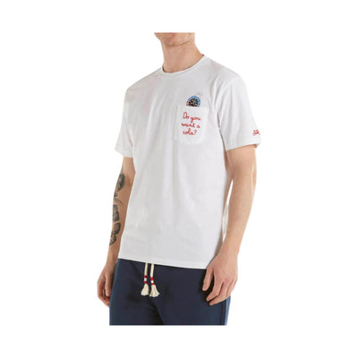 T-shirt Uomo in cotone con taschino