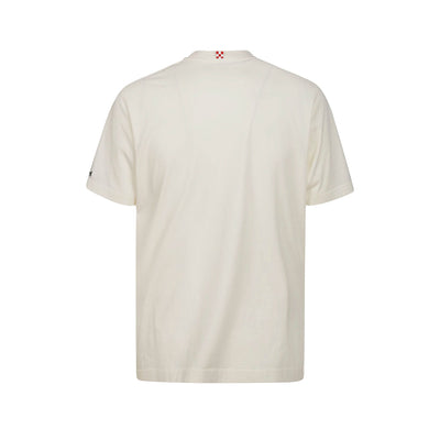 T-shirt Uomo Bianca con maxi stampa frontale e scollatura girocollo 