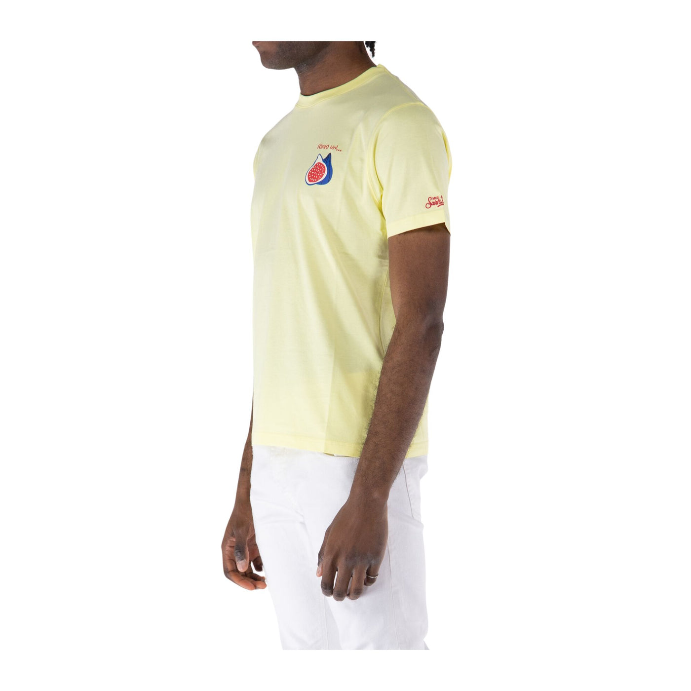 T-shirt Uomo dal design classico con mini stampa sul petto