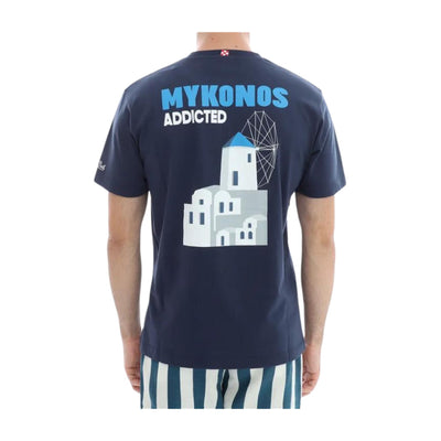 T-shirt Uomo in cotone, dal taglio classico, con maxi stampa posteriore e logo ricamato sul petto