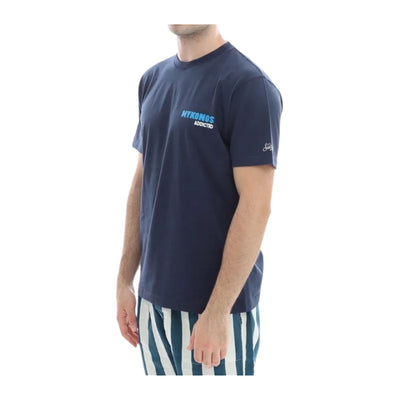 T-shirt Uomo in cotone, dal taglio classico, con maxi stampa posteriore e logo ricamato sul petto