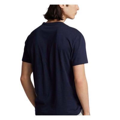 Retro t-shirt a maniche corte blu