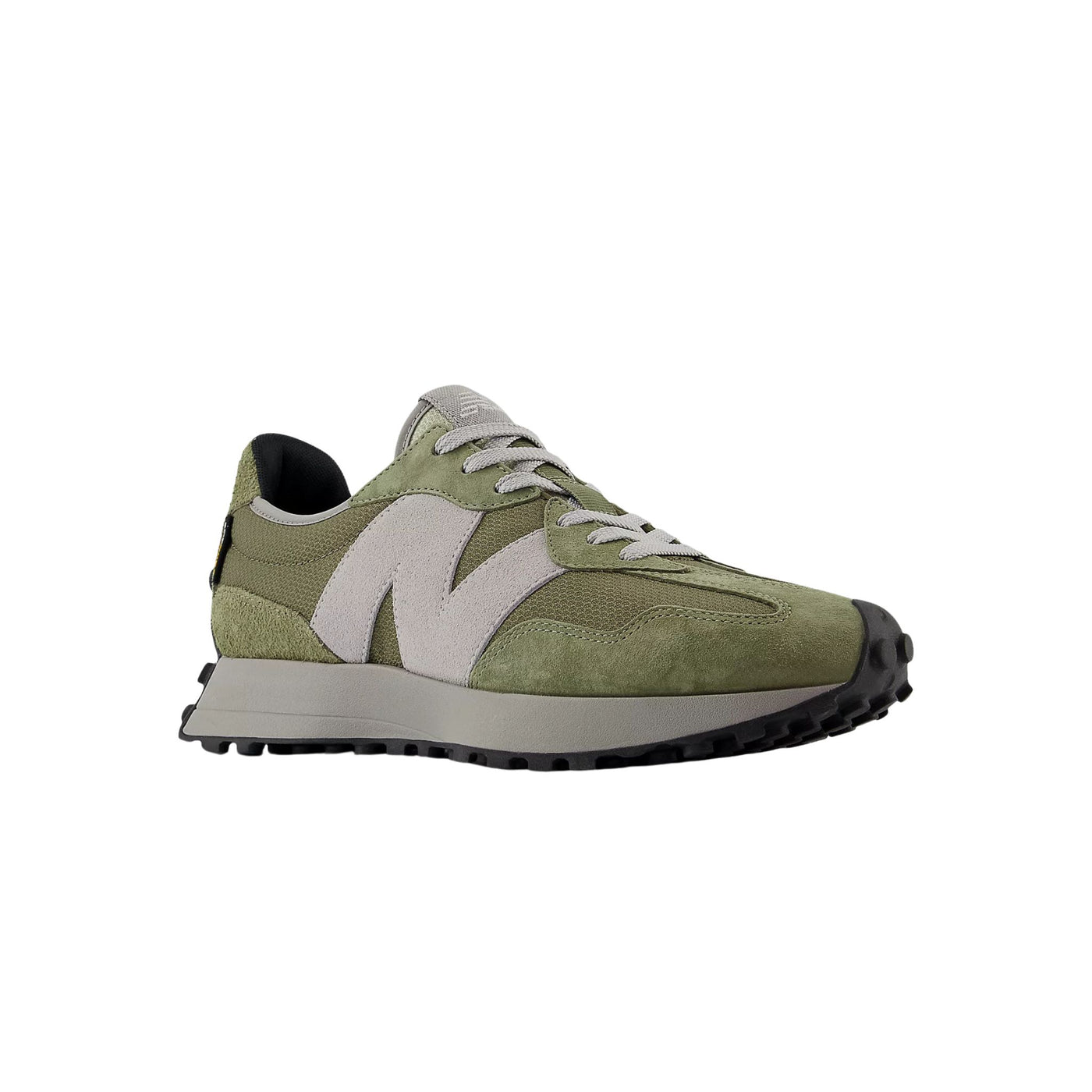 Sneakers Uomo, modello 327 Verde, con logo laterale