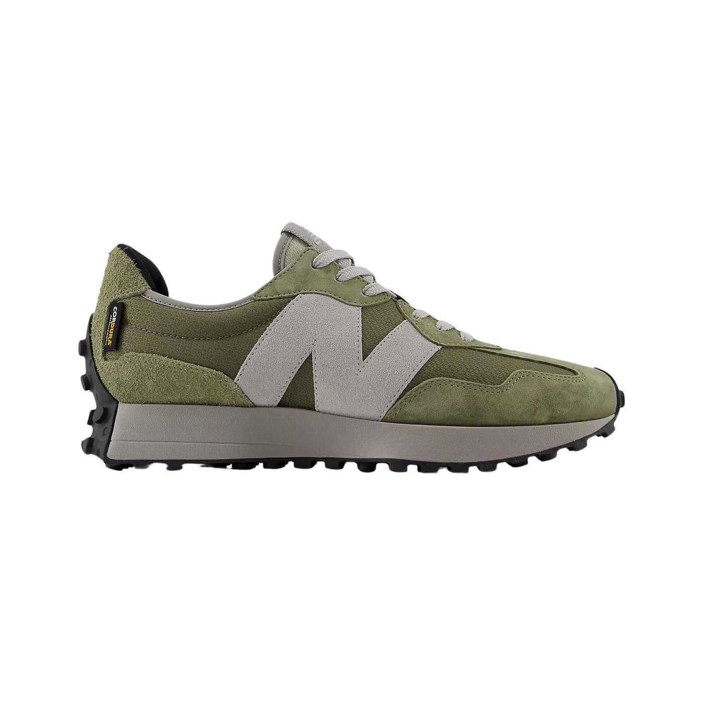 Sneakers Uomo, modello 327 Verde, con logo laterale