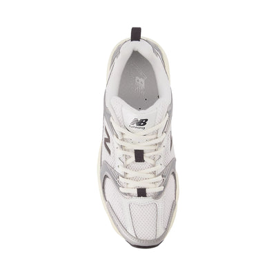 Sneakers Unisex Bicolor con dettagli neri