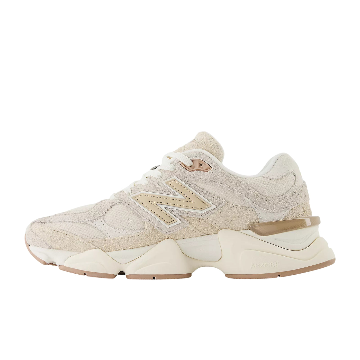 Sneakers Unisex Beige, con dispositivo CR traslucido sul tallone