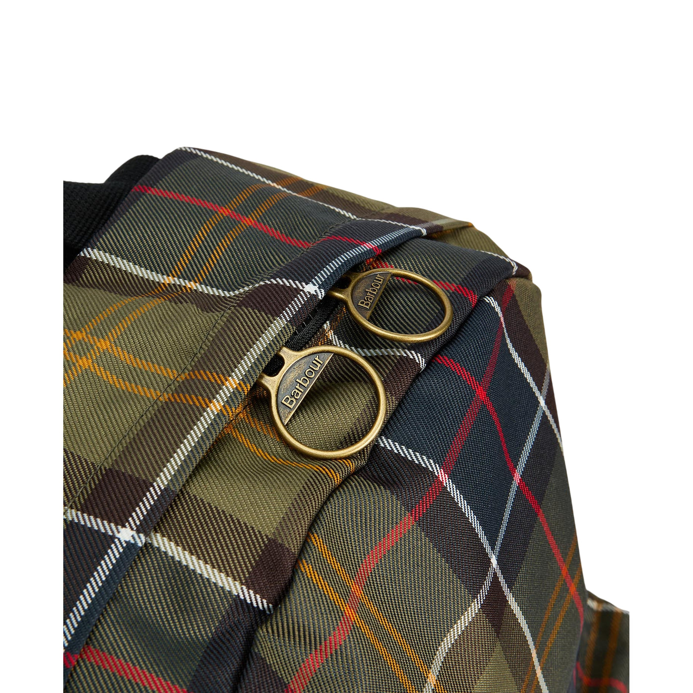 Zaino Uomo Torridon in tartan dettaglio chiusura