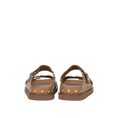 Sandali Donna Ultra02 con borchie Marrone retro