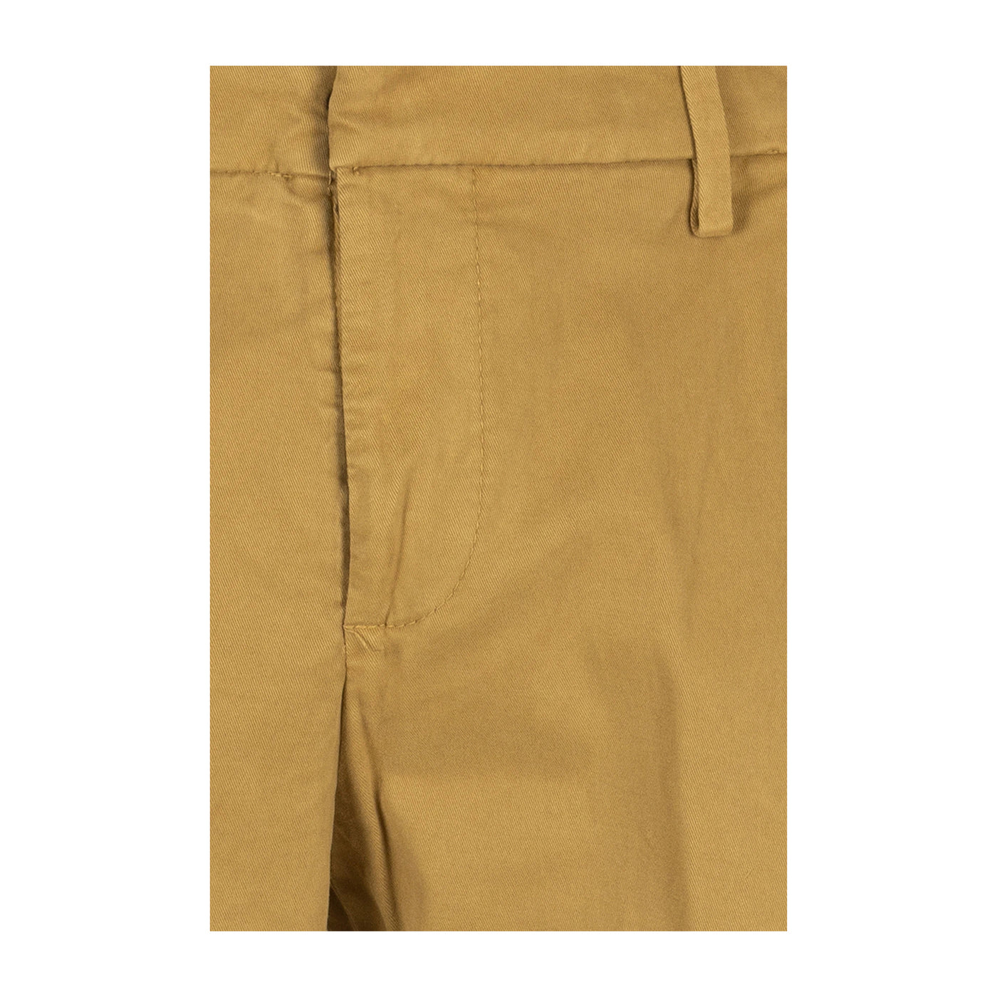 Pantalone Uomo Beige, modello chino, con risvolto sul fondo