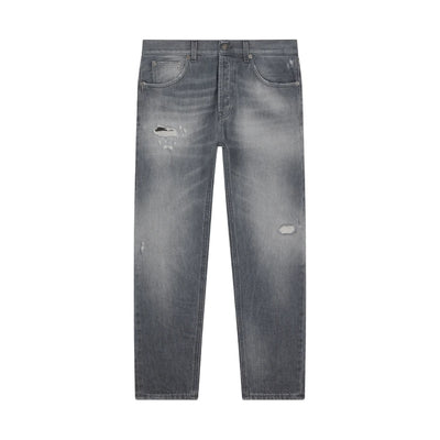 Jeans Dian carrot da Uomo in denim grigio