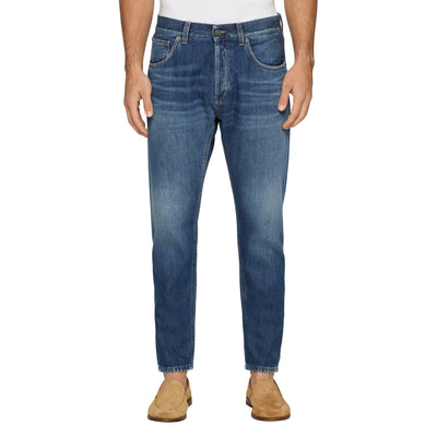 Jeans Dian Uomo carrot in denim moello frontale