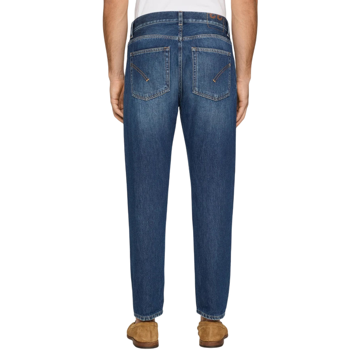 Jeans Dian Uomo carrot in denim modello retro