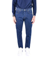 Jeans Uomo Blu, modello Dian cinque tasche, dal fit slim