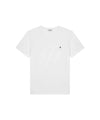  T-shirt Uomo girocollo in tinta unita bianca