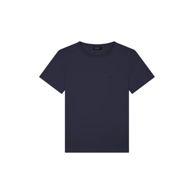 T-shirt Uomo girocollo in tinta unita navy
