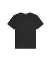 T-shirt Uomo girocollo in tinta unita nera