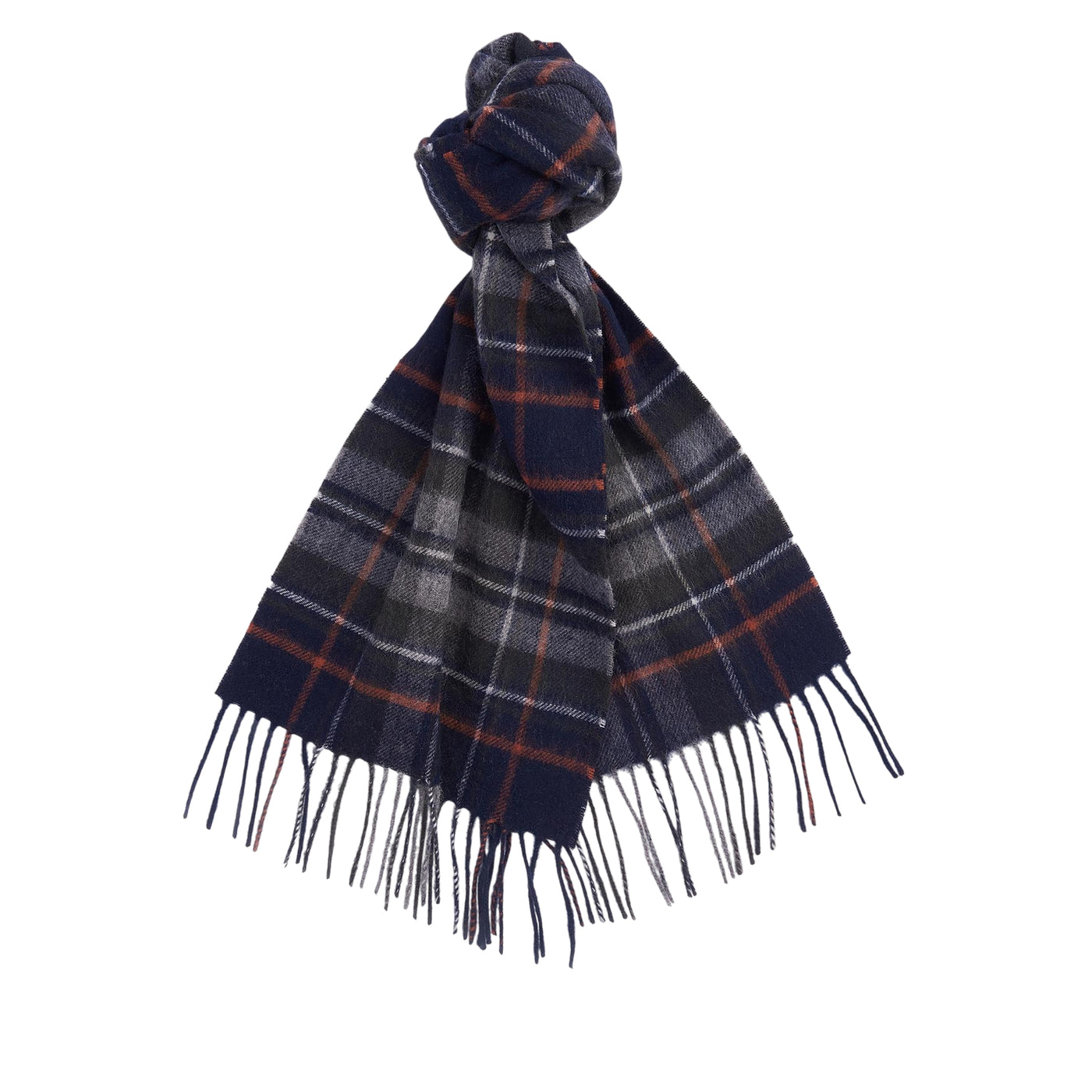 Sciarpa Uomo New Check Tartan Navy