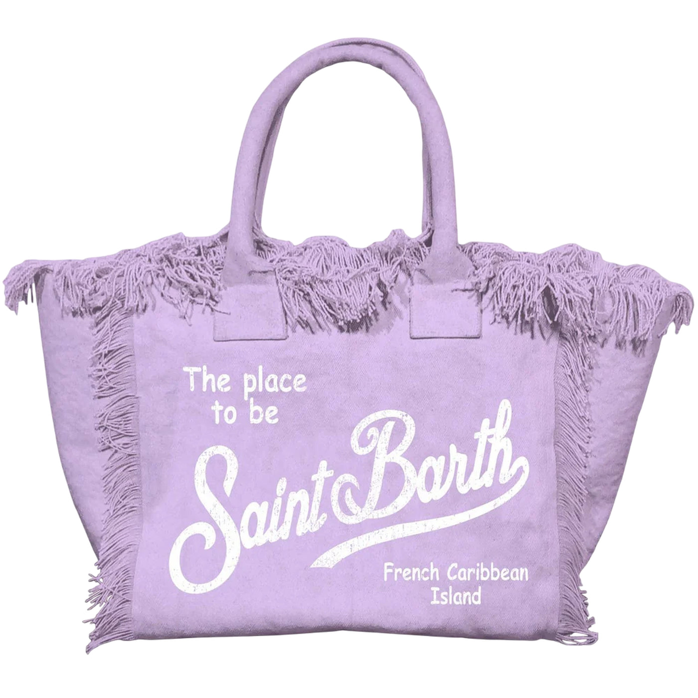Borsa tote Donna Vanity in tela di cotone Lilla