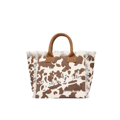 Borsa a mano Vanity con stampa maculata