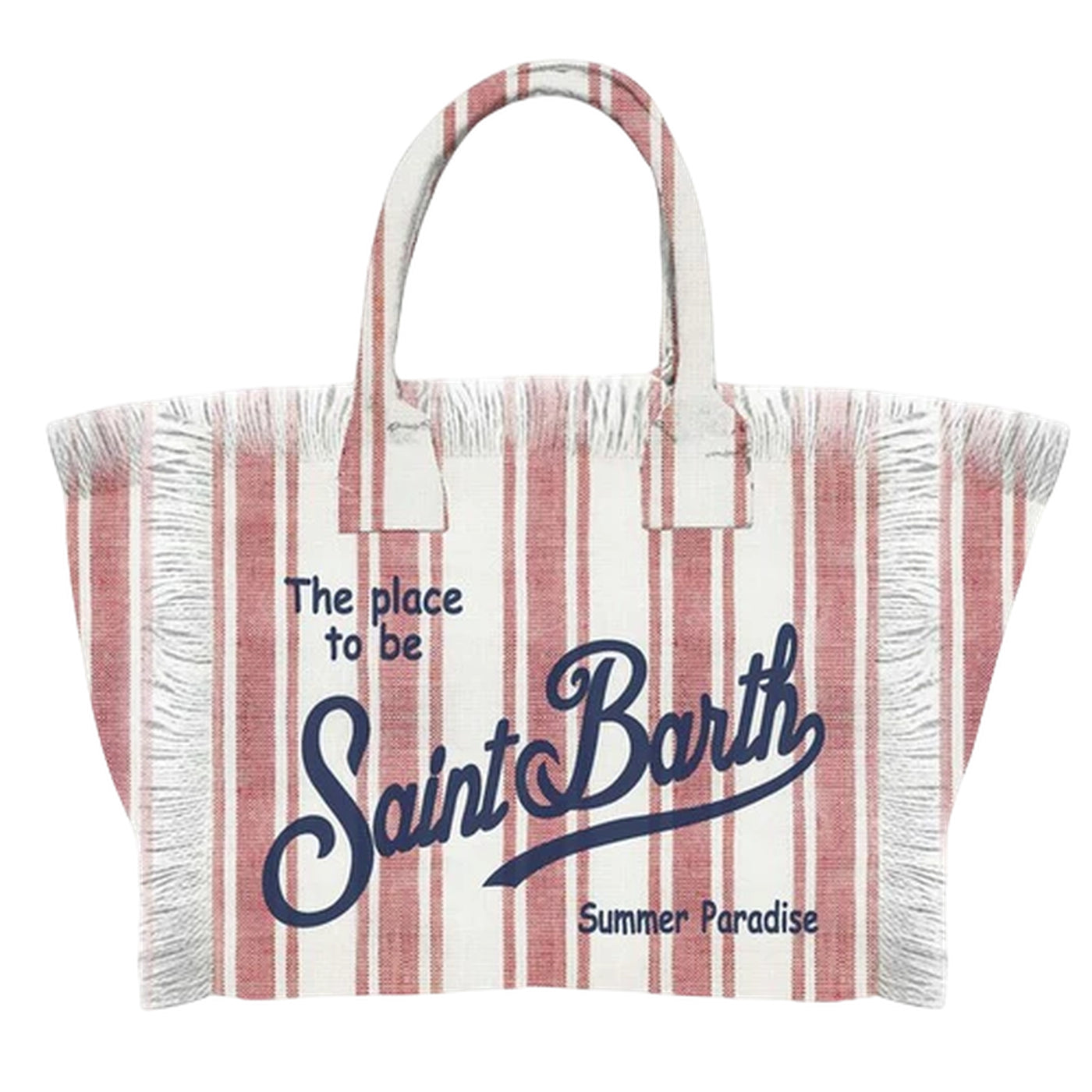 Acquista subito la Borsa Donna, realizzata in cotone, doppi manici, bordi sfrangiati e logo stampato frontale, firmata Saint Barth su Old England: vieni a scoprire tutta la collazione sul nostro sito. 