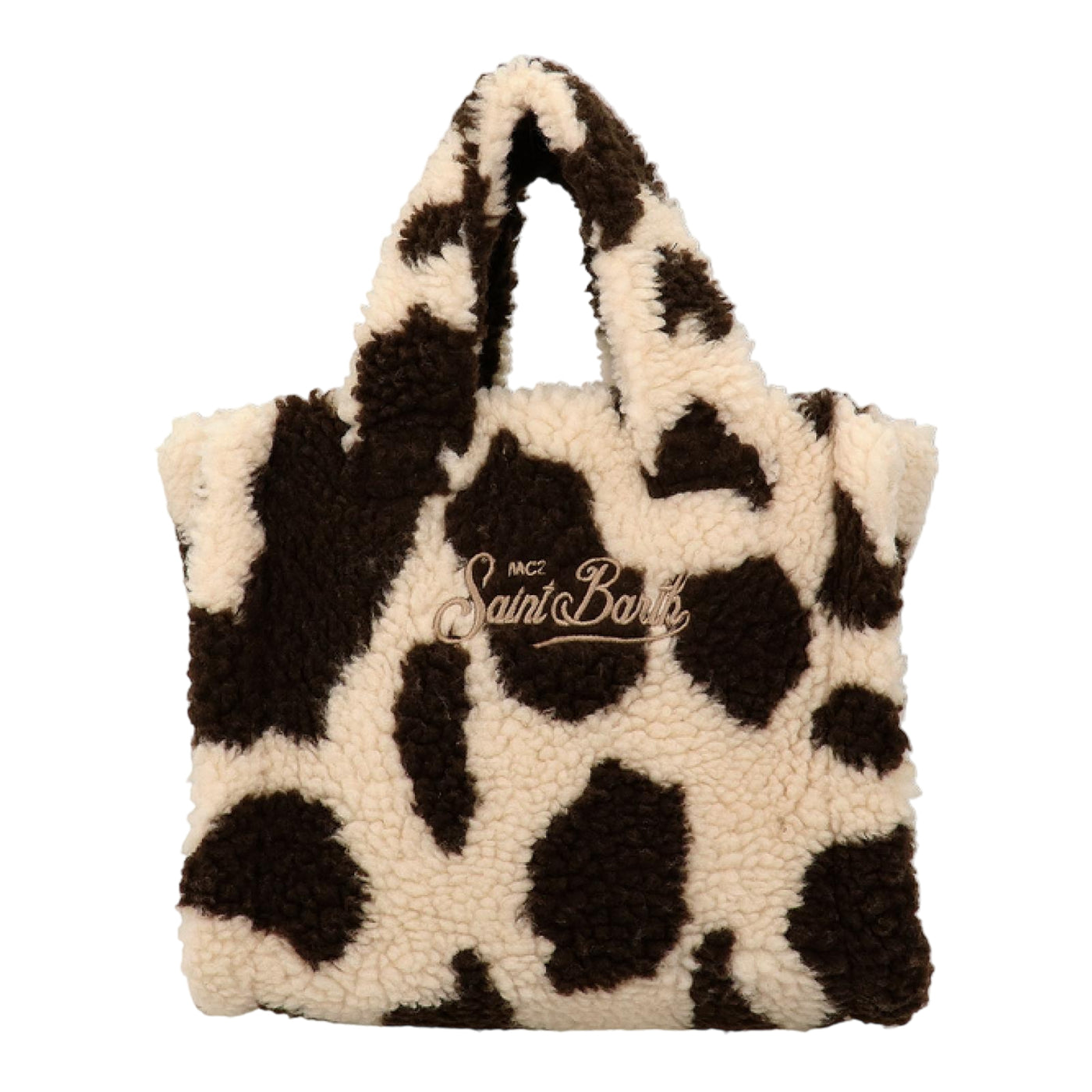 Borsa a mano Vanity mini  in teddy muccato retro