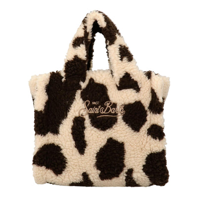 Borsa a mano Vanity mini  in teddy muccato retro