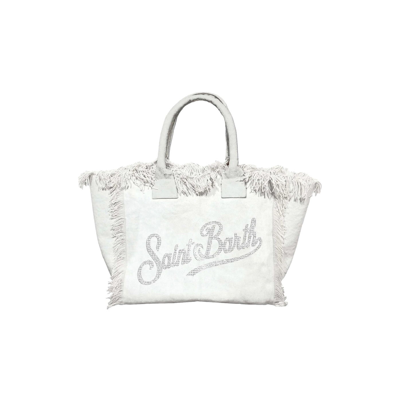 Borsa tote Donna Vanity Bianca con strass