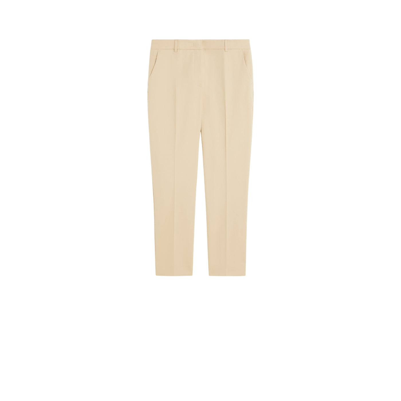 Pantalone Donna a sigaretta in cotone stretch beige