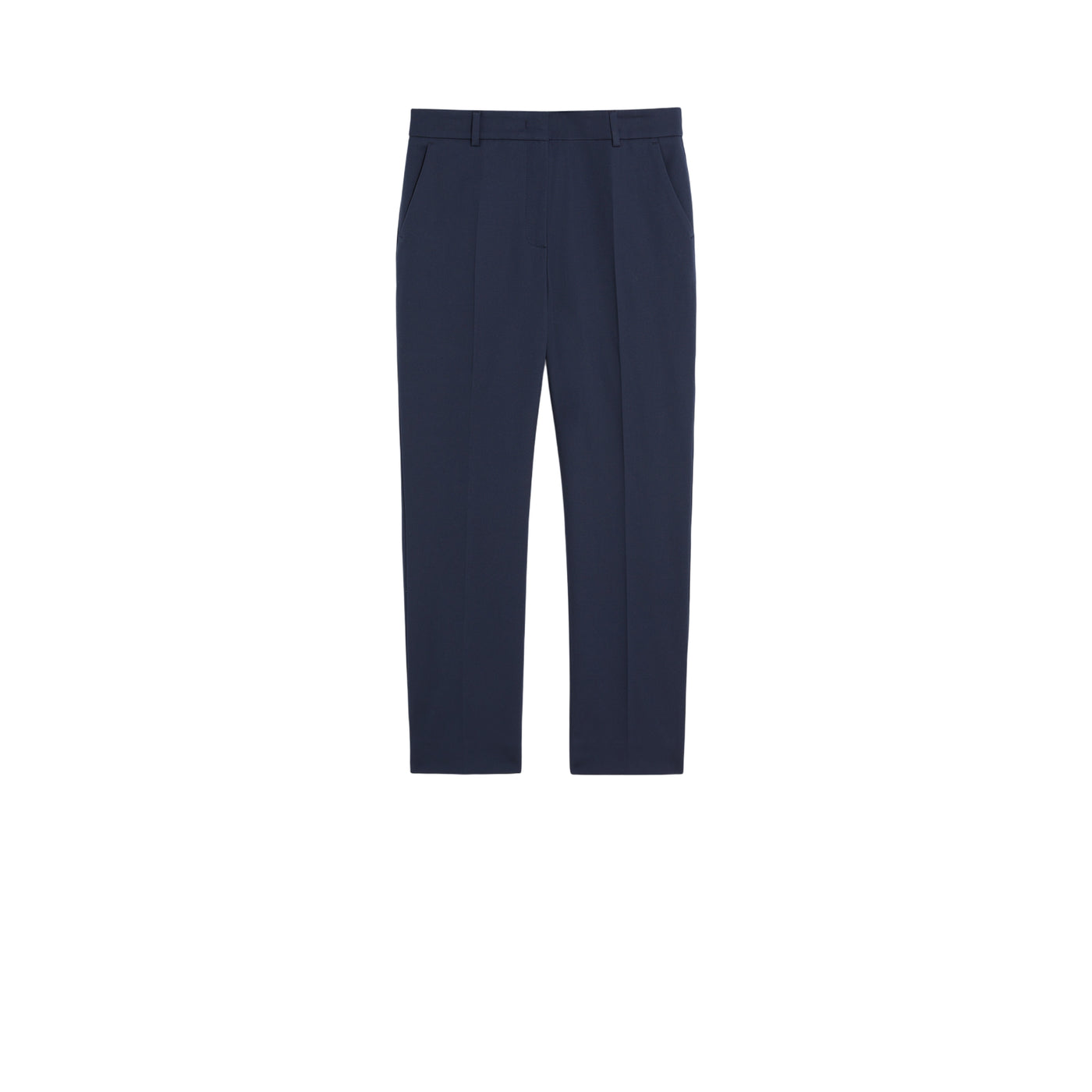 Pantalone Donna a sigaretta in cotone stretch blu