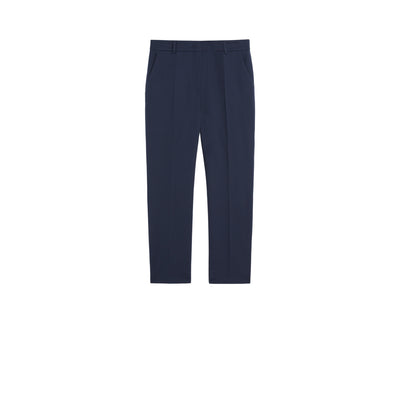 Pantalone Donna a sigaretta in cotone stretch blu