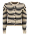 Cardigan Donna a righe bicolore