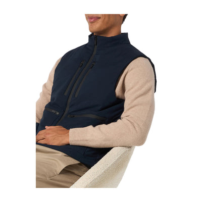 Gilet imbottito con zip impermeabili