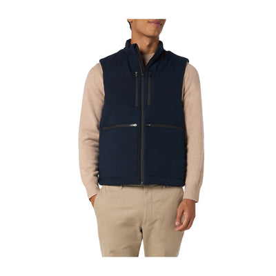 Gilet imbottito con zip impermeabili