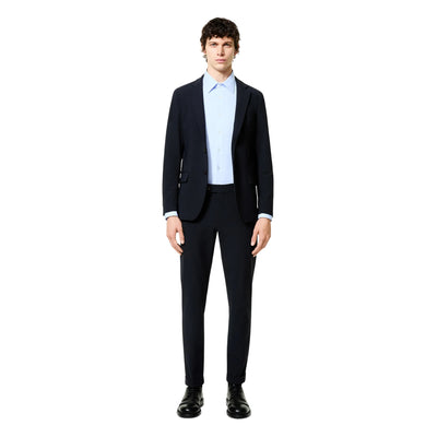 Giacca Uomo monopetto Surflex Winter Micro Navy modello intero frontale