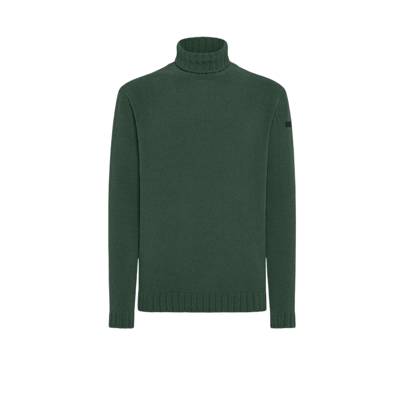 Maglione Uomo con collo a coste inglesi Verde militare