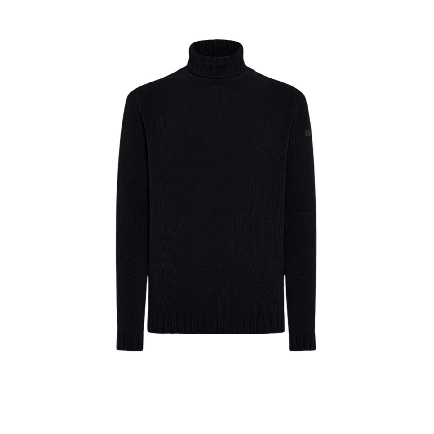 Maglione Uomo con collo a coste inglesi Blu scuro