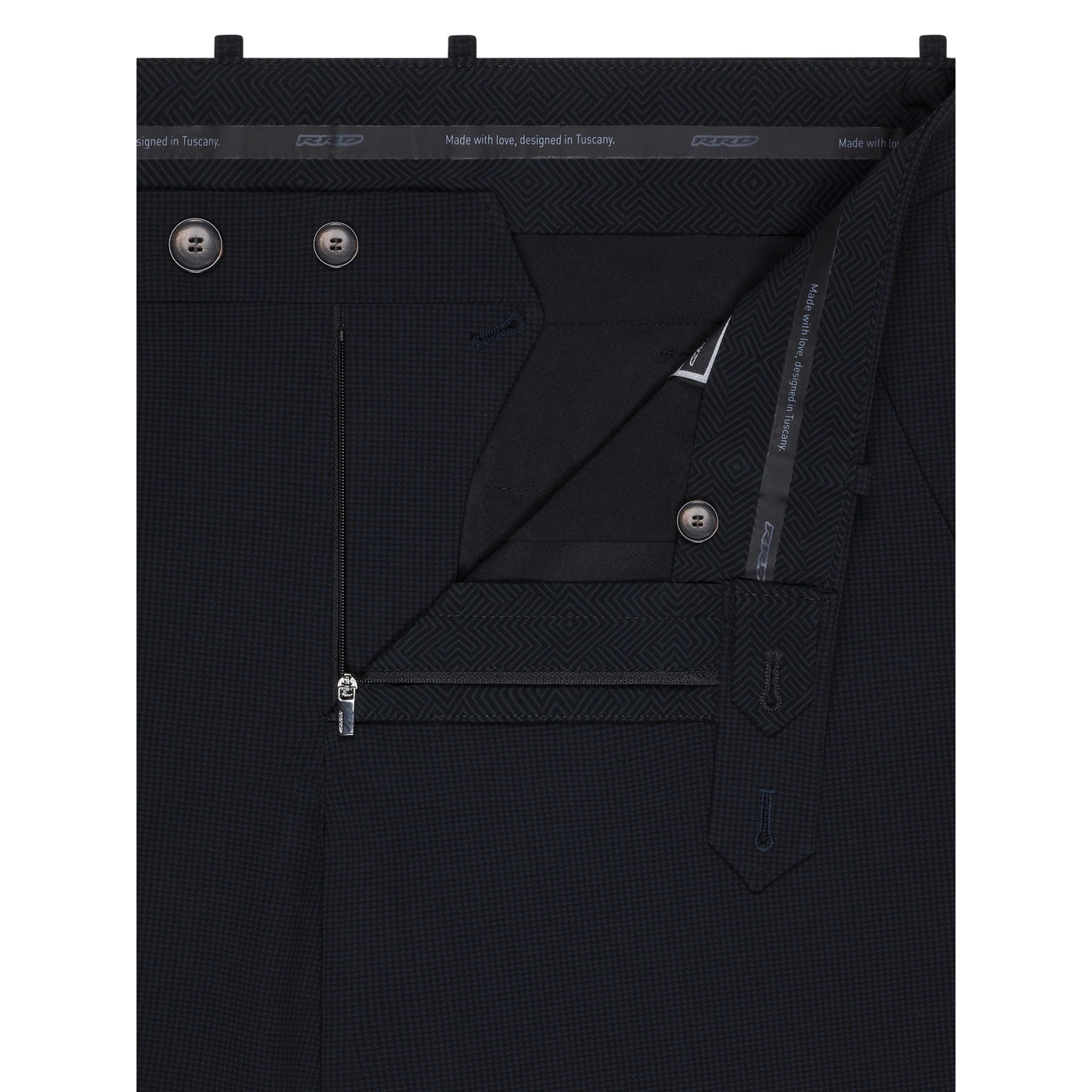 Pantaloni Uomo Chino Surflex Winter Micro Navy dettaglio