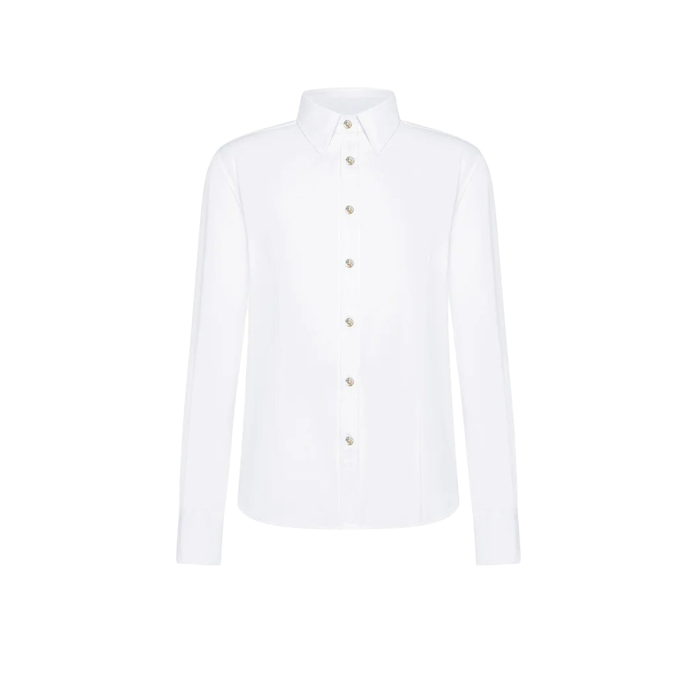 Camicia Donna Oxford Slim fit Bianco